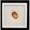 Image 1 : *NEW* 6.5CT OVAL CUT UNTREATED NATURAL IMPERIAL TOPAZ: 8.6MM X 12.4MM