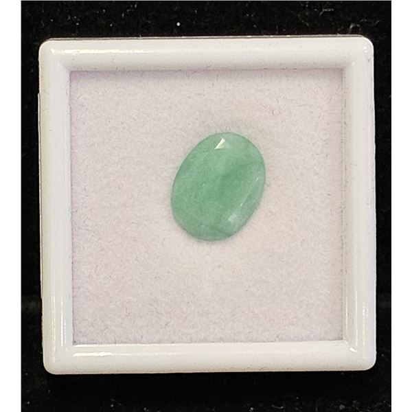 *NEW* 4.6CT OVAL CUT UNTREATED NATURAL EMERALD: 10.4MM X 13.5MM