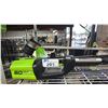 Image 2 : GREENWORKS PRO CORDLESS BLOWER & (2) GREENWORKS PRO CORDLESS TRIMMERS *NO BATTERIES/NO CHARGERS/