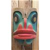 Image 1 : HAND CARVED  & PAINTED FIRST NATIONS WOOD FROG MASK