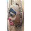 Image 3 : HAND CARVED & PAINTED FIRST NATIONS WOOD PORTRAIT MASK