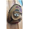 Image 2 : HAND CARVED & PAINTED FIRST NATIONS WOOD PORTRAIT MASK