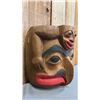Image 2 : HAND CARVED & PAINTED FIRST NATIONS MASK