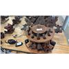 Image 4 : SHELF OF ASSORTED VINTAGE PIPES & PIPE STANDS