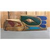 Image 2 : HAND CARVED & PAINTED FIRST NATIONS WOOD EAGLE HEAD