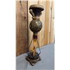 Image 2 : 17" TALL ORNATE VINTAGE STYLE PEDESTAL CANDLE HOLDER