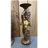 Image 5 : PAIR OF 19" TALL CHERUB PEDESTAL CANDLE HOLDERS
