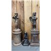 Image 1 : (3) ASSORTED DECORATIVE FIGURAL SCULPTURES