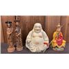 Image 1 : (4) ASSORTED ASIAN FIGURES & STATUES