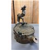 Image 3 : SMALL CLAY TREE STUMP TEA POT