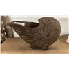 Image 2 : SMALL METAL FOOTED NAUTILUS SHELL PLANTER