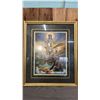 Image 1 : FRAMED PRINT OF THE LEGEND OF GAJENDRA MOKSHA