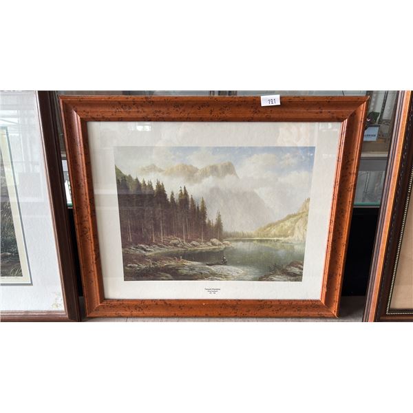 FRAMED GEORGE ENGELHARDT "TRANQUIL MOMENTS" PRINT