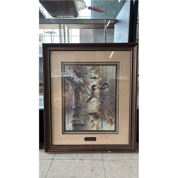 FRAMED LTD. EDITION DENIS MAYER JR. "WHISTLER'S CHARM - BACKYARD VIEW" PRINT: 16/2010