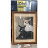 Image 1 : FRAMED ORIGINAL 1976 COLOURED PENCIL DRAWING OF DOGS BY COLLEEN FRENCH