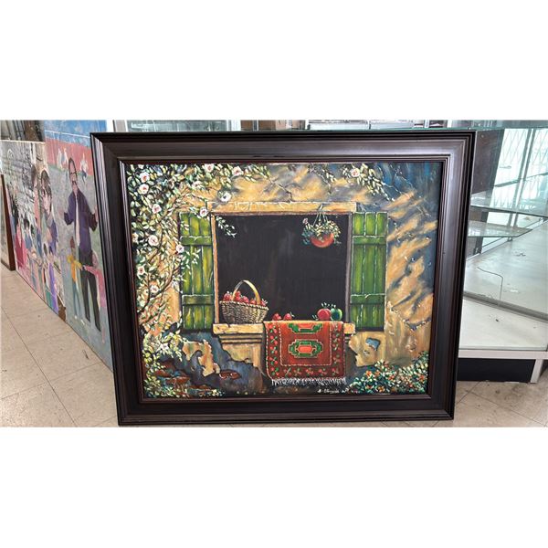FRAMED ORIGINAL OIL ON CANVAS PAINTING