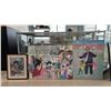 Image 1 : (3) ORIGINAL PAINTINGS: 1 IS INCOMPLETE/1 IS FRAMED