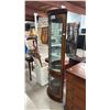 Image 2 : PULASKI CORNER CURIO CABINET: APPROX. 38" TALL