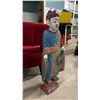 Image 2 : CARVED WOOD SOUTHEAST ASIAN STATUE