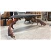 Image 3 : CUSTOM-CRAFTED FIRST NATIONS STYLE WOOD BENCH