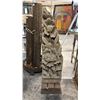 Image 2 : BALINESE-STYLE WOOD CARVING APPROX. 43" TALL