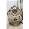Image 2 : CONCRETE WALL MOUNTED CHERUB MOTIF FOUNTAIN