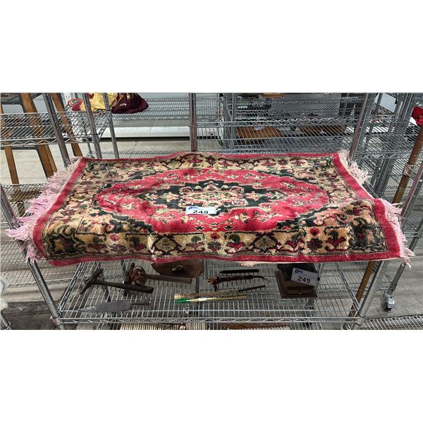 VINTAGE 44" X 24" TURKISH RUG