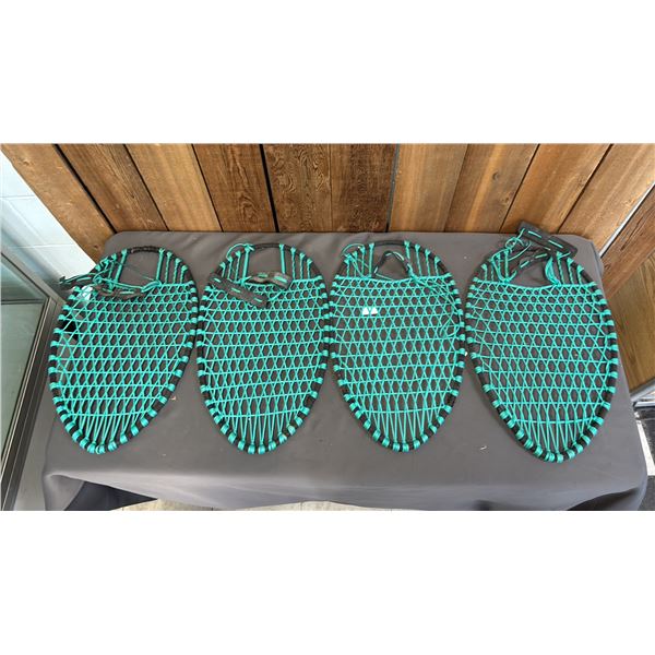 (2) PAIRS OF HAND-MADE SNOW SHOES