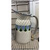 Image 3 : VINTAGE NAVAL RUM FLAGON, VINTAGE METAL PITCHER & PEDESTAL CANDLE HOLDER