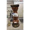 Image 4 : VINTAGE NAVAL RUM FLAGON, VINTAGE METAL PITCHER & PEDESTAL CANDLE HOLDER