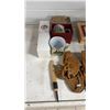 Image 2 : LEATHER MOCCASINS, CEDAR BOX, FIRST NATIONS DESIGN WATER BOTTLE, MUGS  & MORE