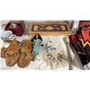 Image 3 : LEATHER MOCCASINS, CEDAR BOX, FIRST NATIONS DESIGN WATER BOTTLE, MUGS  & MORE