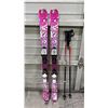 Image 1 : K2 LUV BUG 124CM CHILDREN'S SKIS WITH POLES