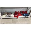Image 1 : SHELF OF ASSORTED THROW BLANKETS: INCLUDES A HUDSON'S BAY 4 POINT BLANKET