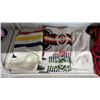 Image 2 : SHELF OF ASSORTED THROW BLANKETS: INCLUDES A HUDSON'S BAY 4 POINT BLANKET