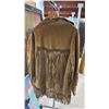 Image 2 : VINTAGE GREAT THINGS FROM CANADA TAN SUEDE FRINGED JACKET *SIZE UNKNOWN*