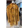 Image 1 : VINTAGE "THE BUFFALO RUNNER" CUSTOM MADE SUEDE FRIDGED COAT *SIZE UNKNOWN*