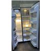 Image 2 : GE STAINLESS STEEL SIDE-BY-SIDE FRIDGE WITH WATER/ICE DISPENSER 36"W