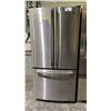 Image 1 : LG STAINLESS STEEL FRIDGE WITH ROLLOUT FREEZER 32.5"W