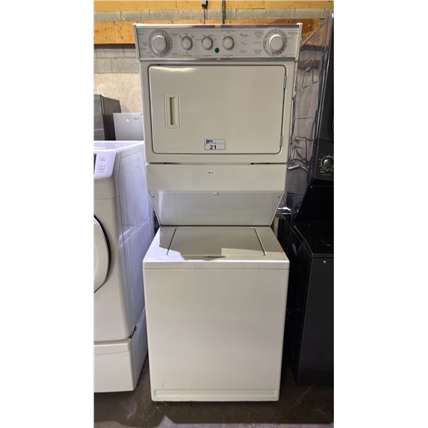 WHIRLPOOL THIN TWIN STACKING WASHER & DRYER SET