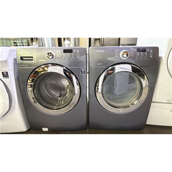 SAMSUNG STEAM FRONT LOAD WASHER & DRYER SET