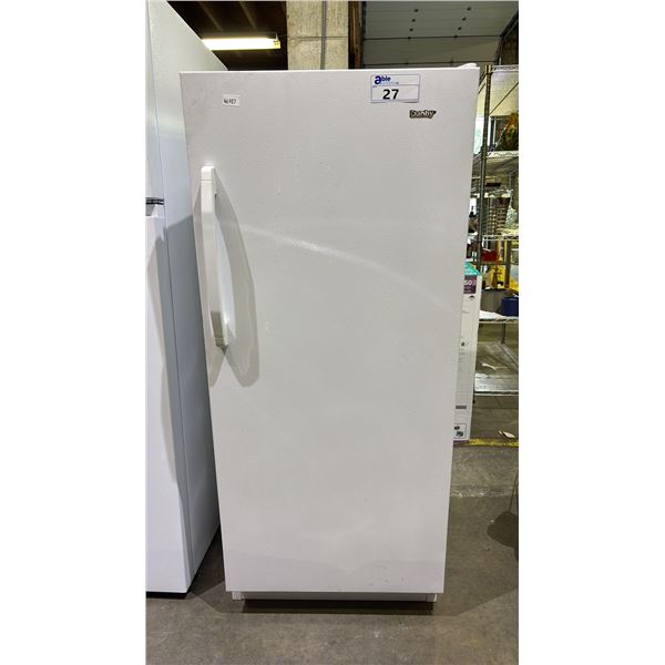 DANBY APARTMENT SIZE STANDING FREEZER 24"W (FRONT WHEELS DETACHED)