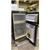 Image 2 : INSIGNIA STAINLESS STEEL SWING OUT BAR FRIDGE WITH FREEZER 18.5"W