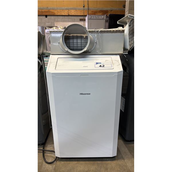HISENSE 10,000 BTU PORTABLE AIR CONDITIONER WITH HOSE (NO REMOTE)