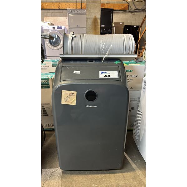 HISENSE 10,000 BTU DUAL HOSE PORTABLE AIR CONDITIONER WITH 1 HOSE (NO REMOTE)