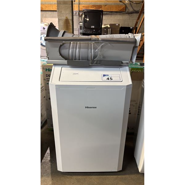 HISENSE 10,000 BTU PORTABLE AIR CONDITIONER WITH HOSE (NO REMOTE)