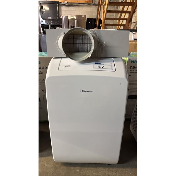 HISENSE 7,000 BTU PORTABLE AIR CONDITIONER WITH HOSE (NO REMOTE)