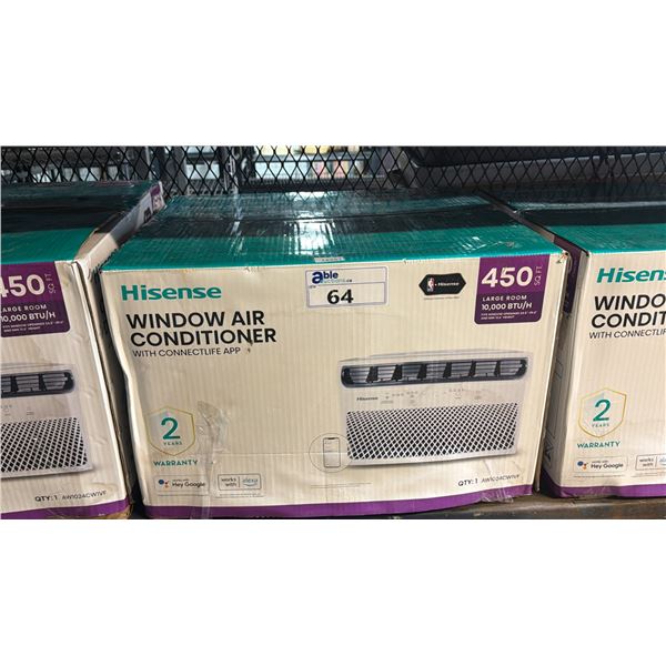 HISENSE 10,000 BTU WINDOW AIR CONDITIONER