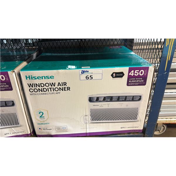 HISENSE 10,000 BTU WINDOW AIR CONDITIONER