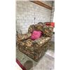 Image 4 : DELUXE DESIGN FABRIC UPHOLSTERED SOFA, LOVESEAT AND ARM CHAIR **CARPET IN PICTURE IS NOT INCLUDED**